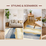 Artistic Abstract Creamy Waves(Beige)