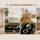 Chic Lunar Snake Decorative(Black)