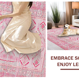 Contemporary Shaggy Motif(Pink)