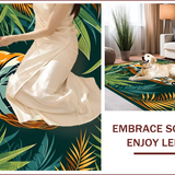 Rustic Green Tropical Motif(Orange)