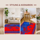 Abstract Figurative Colorful Composition(Red)