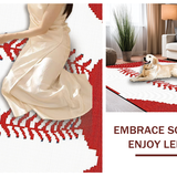 Energetic Round Stitched Aesthetic(Red)