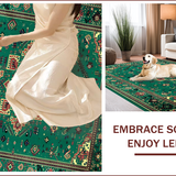 Rustic Warm Toned Tribal Motif(Green)