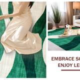 Trendy Artistic Abstract Curves(Green)