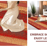 Chic Contemporary Crocodile Motif(Red)