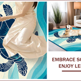 Chic Coastal Sea Turtle Motif(Blue)