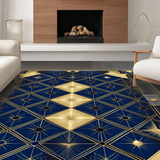 Sophisticated Ogee Blue Touch(Blue)