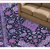 Eclectic Vintage Colorful Motif(Blue)