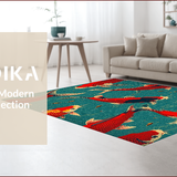 Stylish Red Fish Front Door Accent Mat(Red)