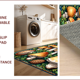 Whimsical Non Slip Floor for Kitchen Comfort(Orange)
