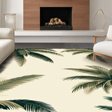 Serene Tropical Landscape Decor(Beige)