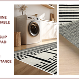 Elegant Minimalist Linear Motif(Beige)