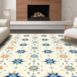 Contemporary Vibrant Celestial Design(Ivory)