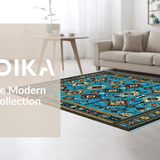 Intricate Patterned Ethnic Charm(Blue)