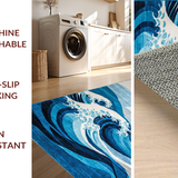 Minimalist Gray Trellis(Blue)