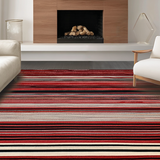 Artful Eclectic Geometric Fusion(Red)