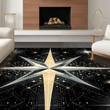 Trendy Cosmic Linear Arrangement(Gold)