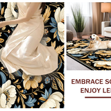Sophisticated Monochrome Floral(Black)