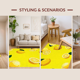 Cheerful Lemon Fruit Motif(Yellow)