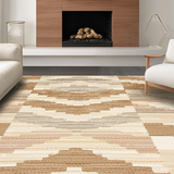 Artful Neutral Abstract Composition(Beige)