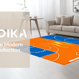 Vibrant Orange Court Theme(Blue)