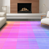 Vivid Multicolor Shaggy Texture(Pink)