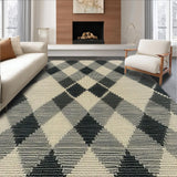 Traditional Tilework Beige Non Shedding(Beige)