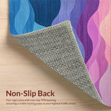 Modern Ombre Purple Blue(Blue)