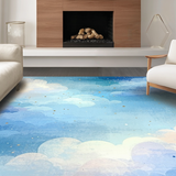 Charming Whimsical Cloud Motif(Blue)