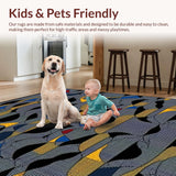 Mid century Monochrome Arch Motif(Gray)