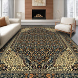 Stylish Monochrome Damask Design(Black)