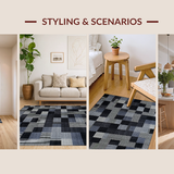 Minimalist Grey Square Concept(Black)