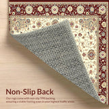 Sophisticated Round with Vintage Floral Accents in Earthy Tones(Beige)
