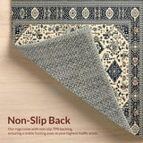 Beige Black Jute Geometric Floral Design(Beige)