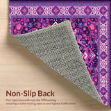 Whimsical Tie Dye Circular Design(Purple)