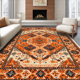 Boho Burnt Orange Low Pile(Orange)