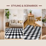 Vibrant Seasonal Plaid Design Element(Black)