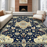 Rustic Navy Floral Elegance(Blue)