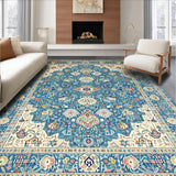 Elegant Light Blue Geometric Arrangement(Blue)