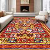 Eclectic Tiled Patterned(Red)