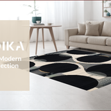 Enchanting Circular Geometric Fusion(Black)