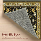 Elegant Floral Medallion Motif(Black)