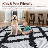 Minimalist Black and White Checker Design(Black)