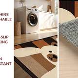 Cozy Natural Fiber Round Design(Beige)