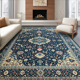 Elegant Blue Tiled Motif(Blue)