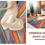 Artisanal Rustic Patchwork Design(Red)