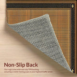 Elegant Earthy Patterned Runner(Black)
