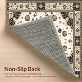Boho Runner Beige/Dark Brown(Beige)