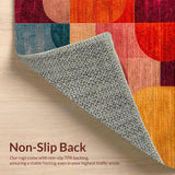 Multi Colored Entryway Non Slip(Red)