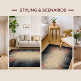 Chic Shaggy Textured Elegance(Gray)